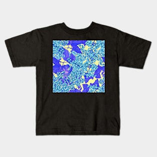 Popart lilac psy Kids T-Shirt